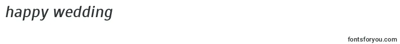 Czcionka ScadaItalic – czcionki Z okazji ślubu